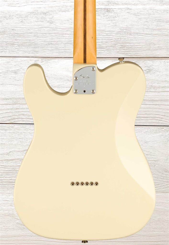 Fender American Professional II, Telecaster Deluxe, Olimpic White, Guitarra Eléctrica con case