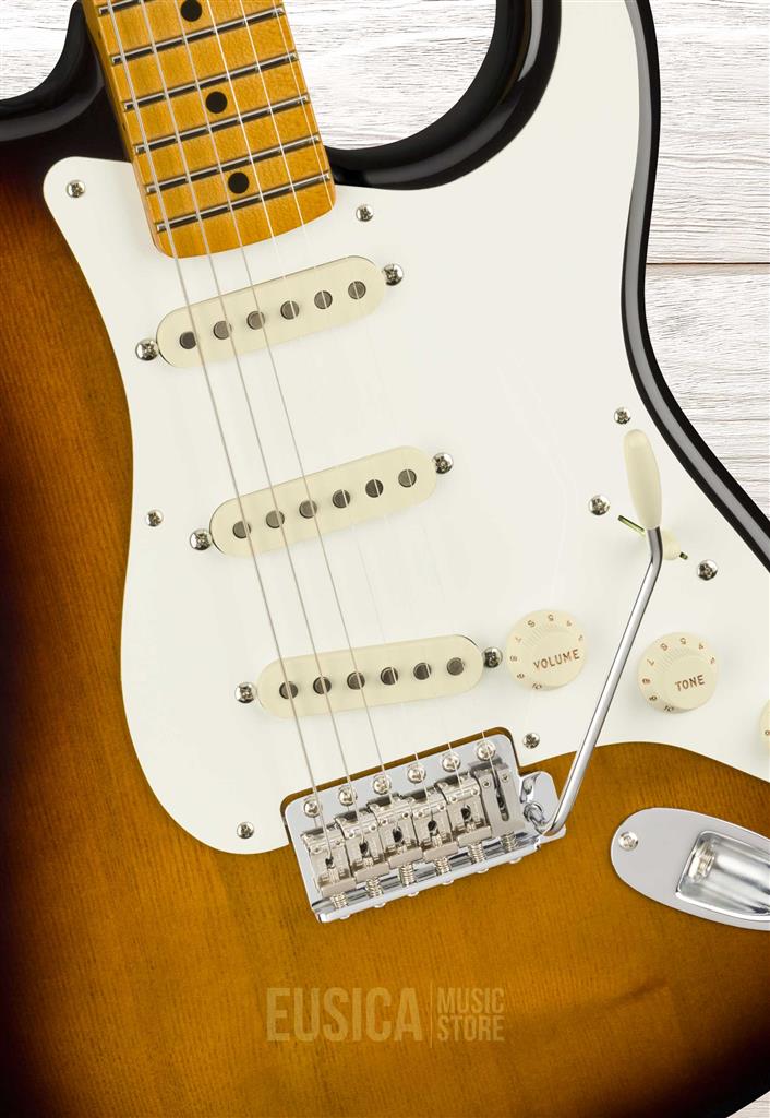 Fender Stories Eric Johnson 1954, Stratocaster, 2-Color Sunburst, Guitarra Eléctrica con case