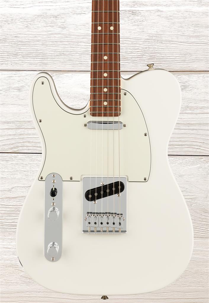 Fender Player, Telecaster, Polar White, Guitarra Eléctrica zurda