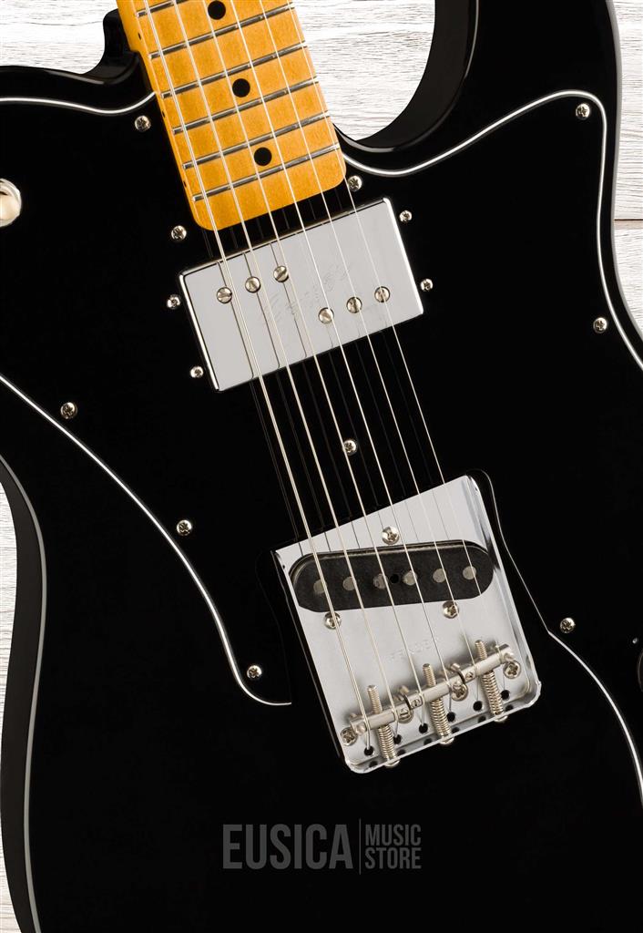 Fender Vintera '70s, Custom Telecaster, Black, Guitarra Eléctrica con gig bag