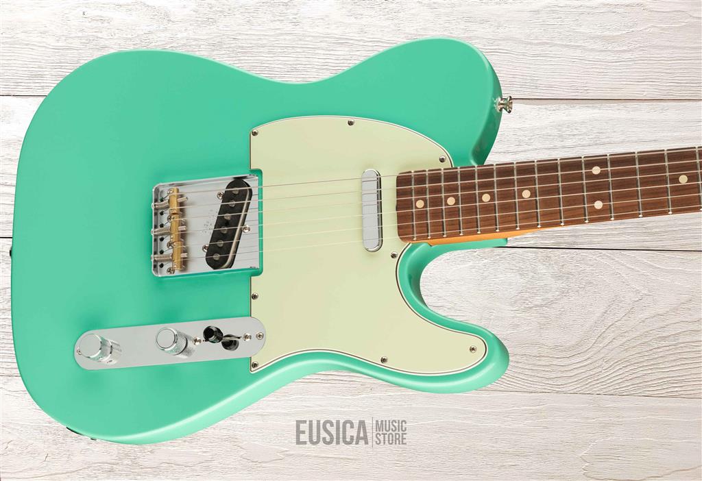 Fender Vintera '60s Modified, Telecaster, Seafoam Green, Guitarra Eléctrica con gig bag