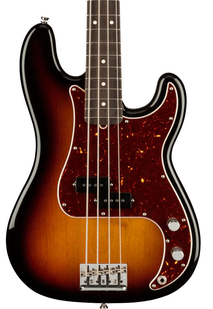 Fender American Professional II Precision Bass, 3-Color Sunburst, Bajo Eléctrico con Case