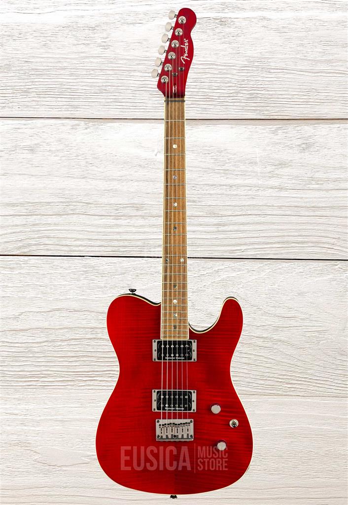 Fender Special Edition Custom, Telecaster FMT, Crimson Red Transparent, Guitarra Eléctrica