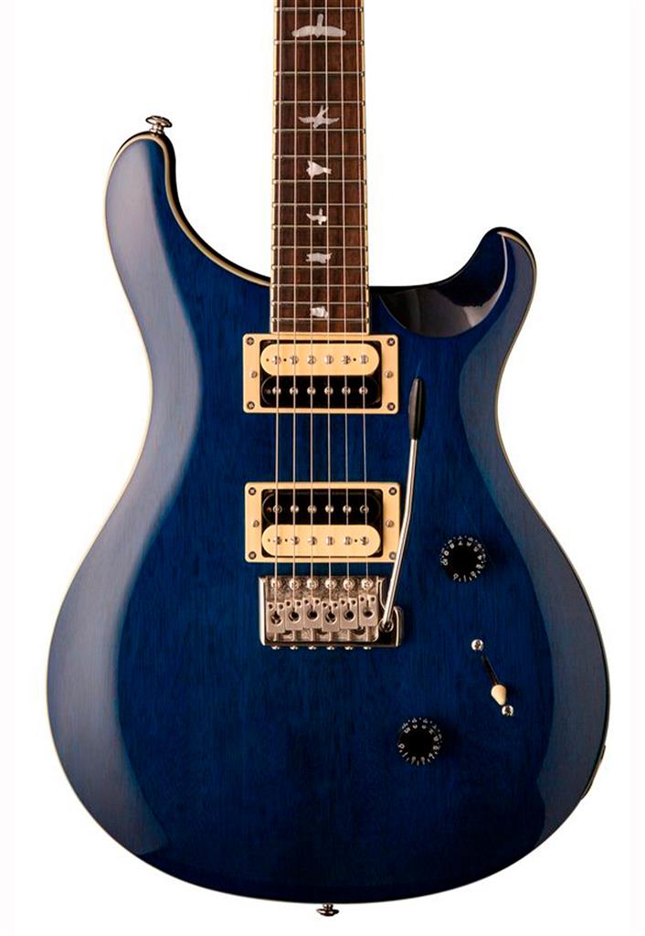 PRS SE Standard 24, Translucent Blue, guitarra eléctrica con gigbag