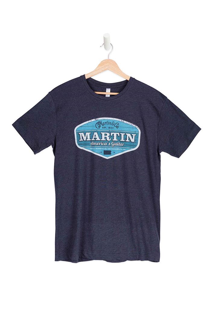 Playera talla “G” Martin Retro Graphic Tee, Blue