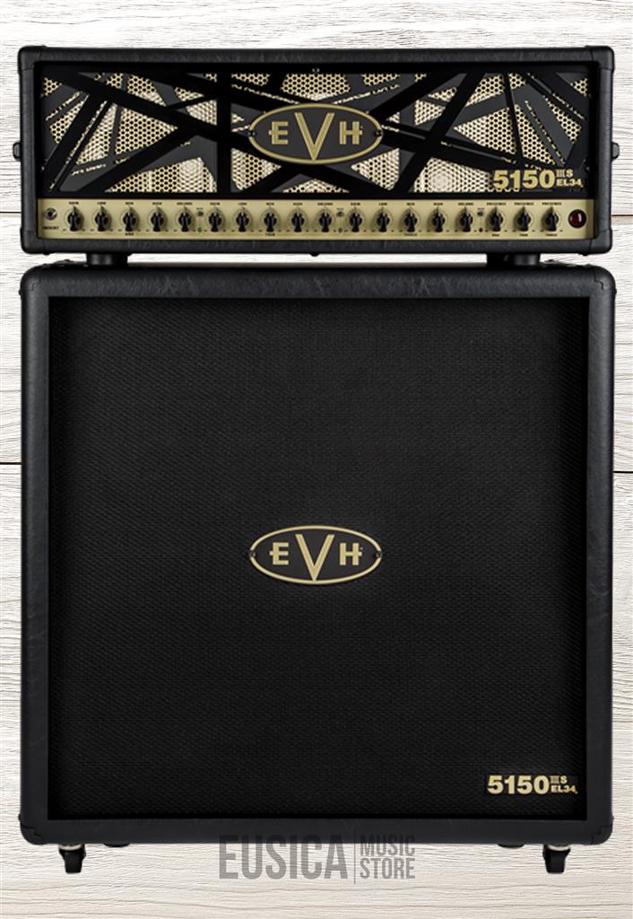 EVH 5150IIIS EL34 4x12 Cabet, negro y oro, amplificador
