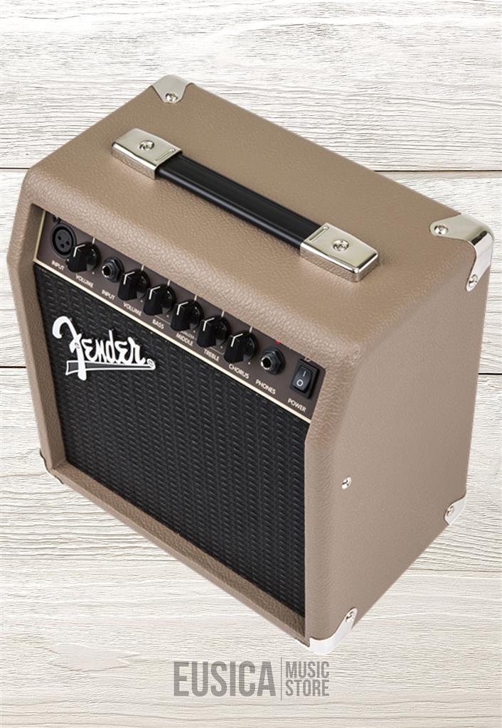 Fender Acoustasonic, Brown and Wheat, Amplificador de 15w