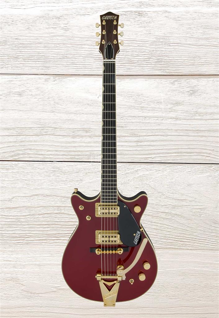 Gretsch G6131T-62 Vintage Select 62 Jet con Bigsby, Vintage Firebird Red, Guitarra Eléctrica