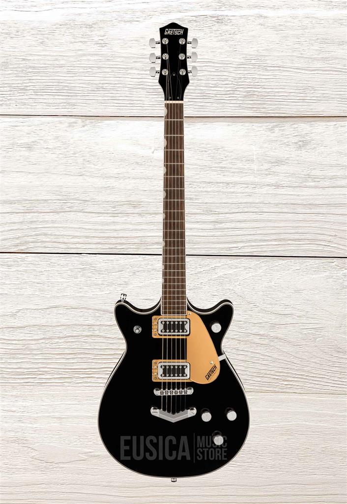 Gretsch G5222 Electromatic Double Jet BT with V-Stoptail,Black guitarra electrica