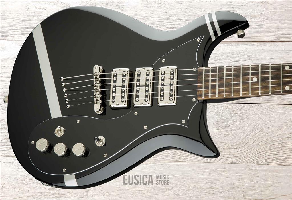 Gretsch G5135CVT-PS Patrick Stump Electromatic  Black with Pewter Stripes, Guitarra Eléctrica