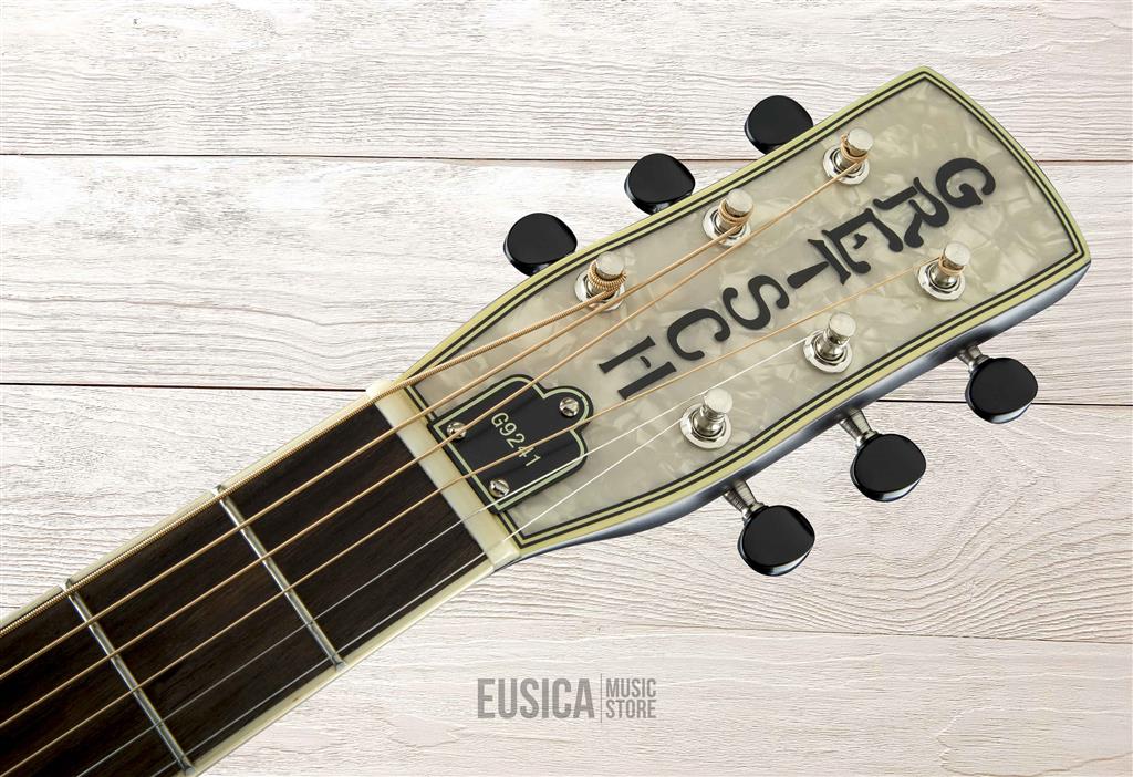 Gretsch G9241 Alligator Biscuit Round-Neck, Color Sunburst, Guitarra Electroacustica con resonador