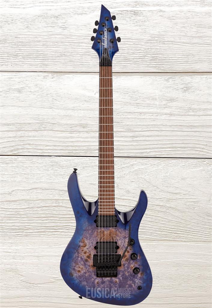Jackson Pro Series Signature Chris Broderick Soloist 6P, Transparent Blue, Guitarra Eléctrica