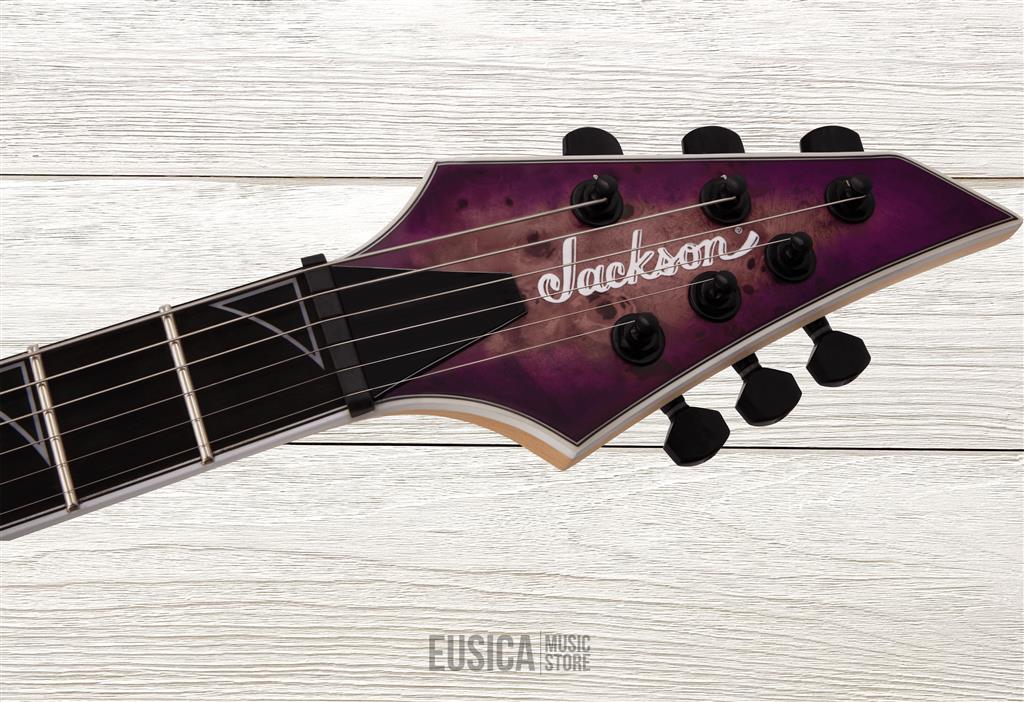 Jackson Pro Series Monarkh SCP, Transparent Purple Burst, Guitarra Eléctrica