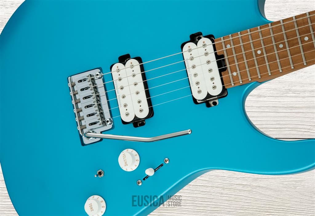 Charvel Pro-Mod DK24 HH 2PT CM, Matte Blue Frost, Guitarra Eléctrica