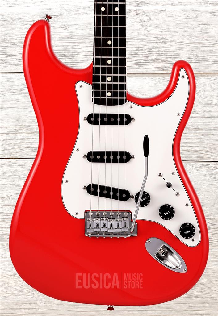 Fender Made in Japan Limited International Color Stratocaster, Morocco Red, guitarra eléctrica