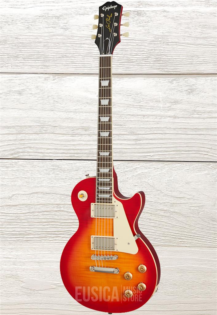 Epiphone Standard 1959, Les Paul, Aged Dark Cherry Burst, Guitarra Eléctrica con case