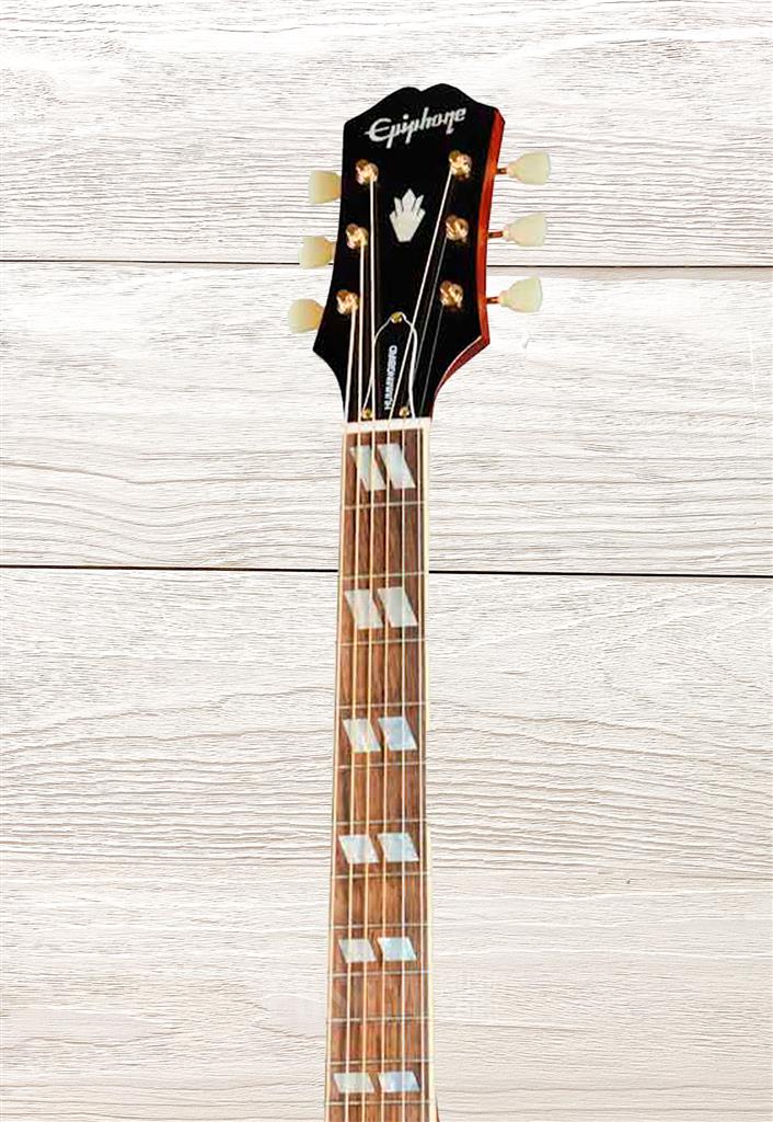 Epiphone Hummingbird, Aged Cherry Sunburst Gloss, Guitarra Acústica
