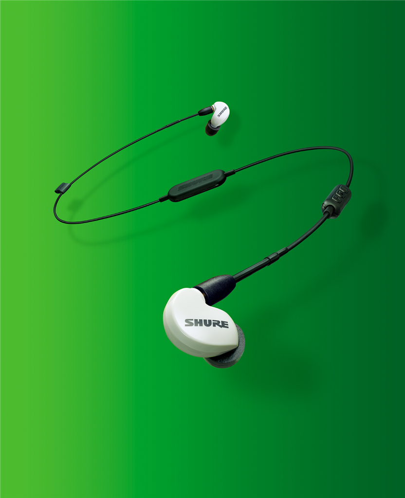 Shure SE215SPE-W-BT1, Blanco, Audífonos Sound Insolate Edición Especial con conectividad Bluetooth