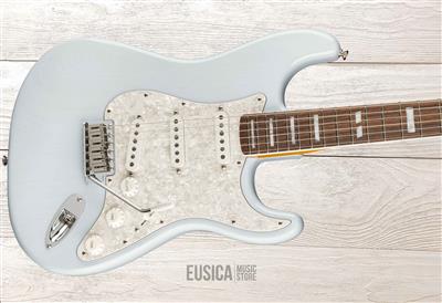 Fender Kenny Wayne Shepherd Stratocaster, Transparent Faded Sonic Blue, Guitarra Eléctrica