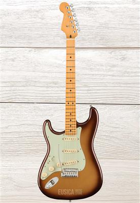 Fender American Ultra, Stratocaster, Mocha Burst, Guitarra Eléctrica zurda con case