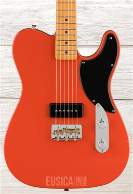 Fender Noventa, Telecaster, Fiesta Red, Guitarra Eléctrica con gig bag