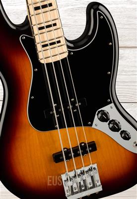 Fender Geddy Lee Jazz Bass, 3-Color Sunburst, Bajo Eléctrico con Gig bag
