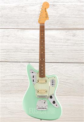 Fender Vintera '60s Modified, Jaguar, Surf Green, Guitarra Eléctrica con gig bag