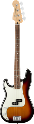 Fender Player, Precision Bass, 3-Color Sunburst, Bajo Eléctrico zurdo