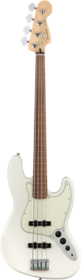 Fender Player Jazz Bass Fretless  Polar White, Bajo Eléctrico