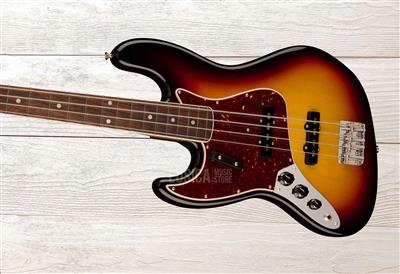 Fender American Vintage II 1966 Jazz Bass,  3-Color Sunburst, bajo eléctrico zurdo