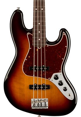 Fender American Professional II Jazz Bass, 3-Color Sunburst, Bajo eléctrico con Case