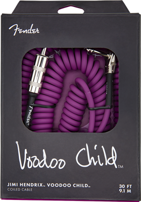 Fender Hendrix Voodoo Child, Purple, Cable de 30'