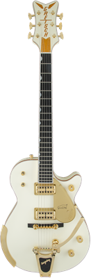 Gretsch G6134T-58 Vintage Select ’58 Penguin con Bigsby, Vintage White, Guitarra Eléctrica