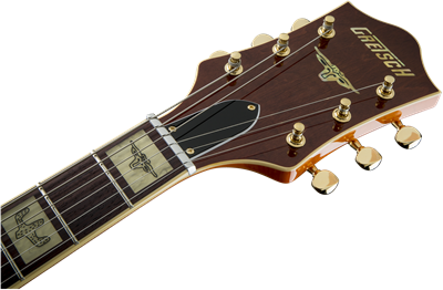 Gretsch G6120T-55 Vintage Sel Ed '55 Chet Atkins Hollow Body, Vintage Orange, Guitarra Eléctrica