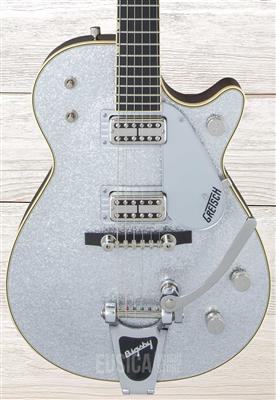 Gretsch G6129T-59 Vintage Select ’59 Silver Jet with Bigsby, Silver Sparkle, Guitarra Eléctrica