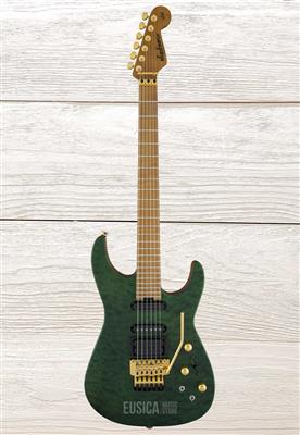 Jackson US Signature Phil Collen PC1, Satin Transparent Green, Guitarra Eléctrica