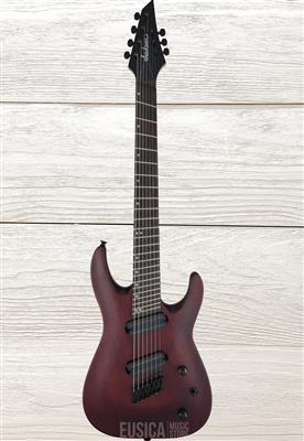 Jackson X Series Dinky Arch Top DKAF7 MS, Multi-Scale, Stained Mahogany, Guitarra ElÃ©ctrica