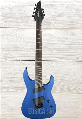 Jackson X Series Soloist Arch Top SLAT7 MS, Multi-Scale, Metallic Blue, Guitarra Eléctrica