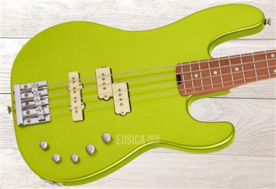 Charvel Pro-Mod, San Dimas Bass, Lime Green Metallic, Bajo Eléctrico
