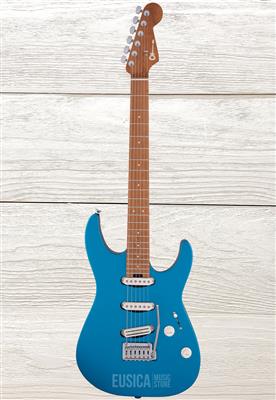Charvel Pro-Mod DK22 SSS 2PT CM, Electric Blue, Guitarra Eléctrica