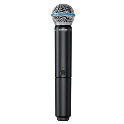 Shure BLX24R/B58-K12, Sistema Inalámbrico con micrófono de mano con cápsula integrada