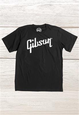 Gibson GA-BLKTLG, Playera con logo, Negro L