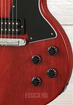 Gibson Les Paul Special Tribute, Vintage Cherry Satin, Guitarra Eléctrica con Gig bag