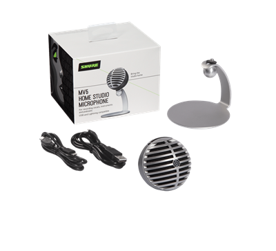 Shure MV5-DIG, Metálico, Micrófono Condensador Digital