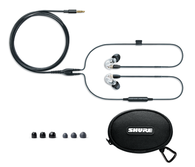 Shure SE215-CL-UNI, Auriculares de aislamiento de sonido, Alámbricos