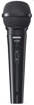 Shure SV200, Micrófono de voz cardioide, Negro